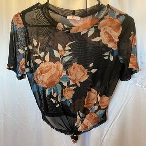 Floral Crop Top
